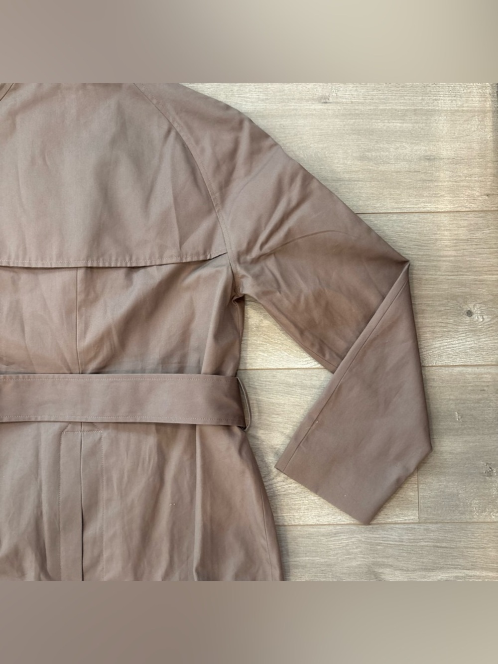 New Everlane The Modern Trench Coat Chocolate Brown Size S Belted $288 Retail - Picture 10 of 11